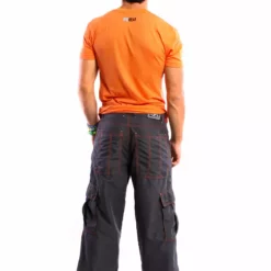 Bewild Kikwear 23" Microsuede Cargo Pants (Charcoal Grey) 16 Bewild Kikwear 23