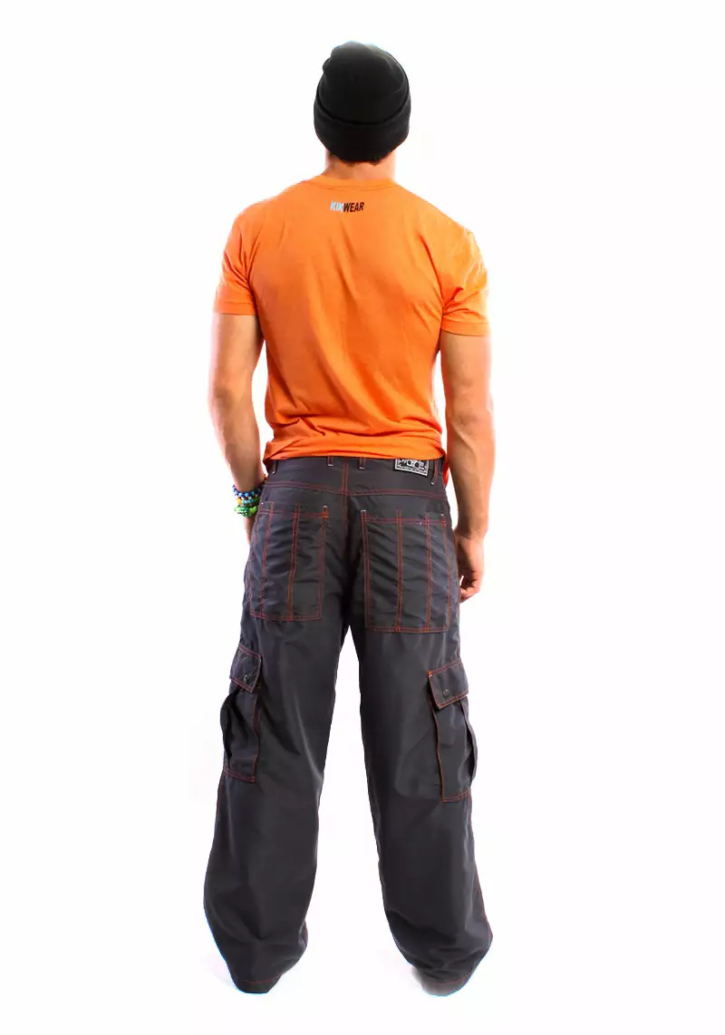 Bewild Kikwear 23" Microsuede Cargo Pants (Charcoal Grey) 8 Bewild Kikwear 23" Microsuede Cargo Pants (Charcoal Grey)