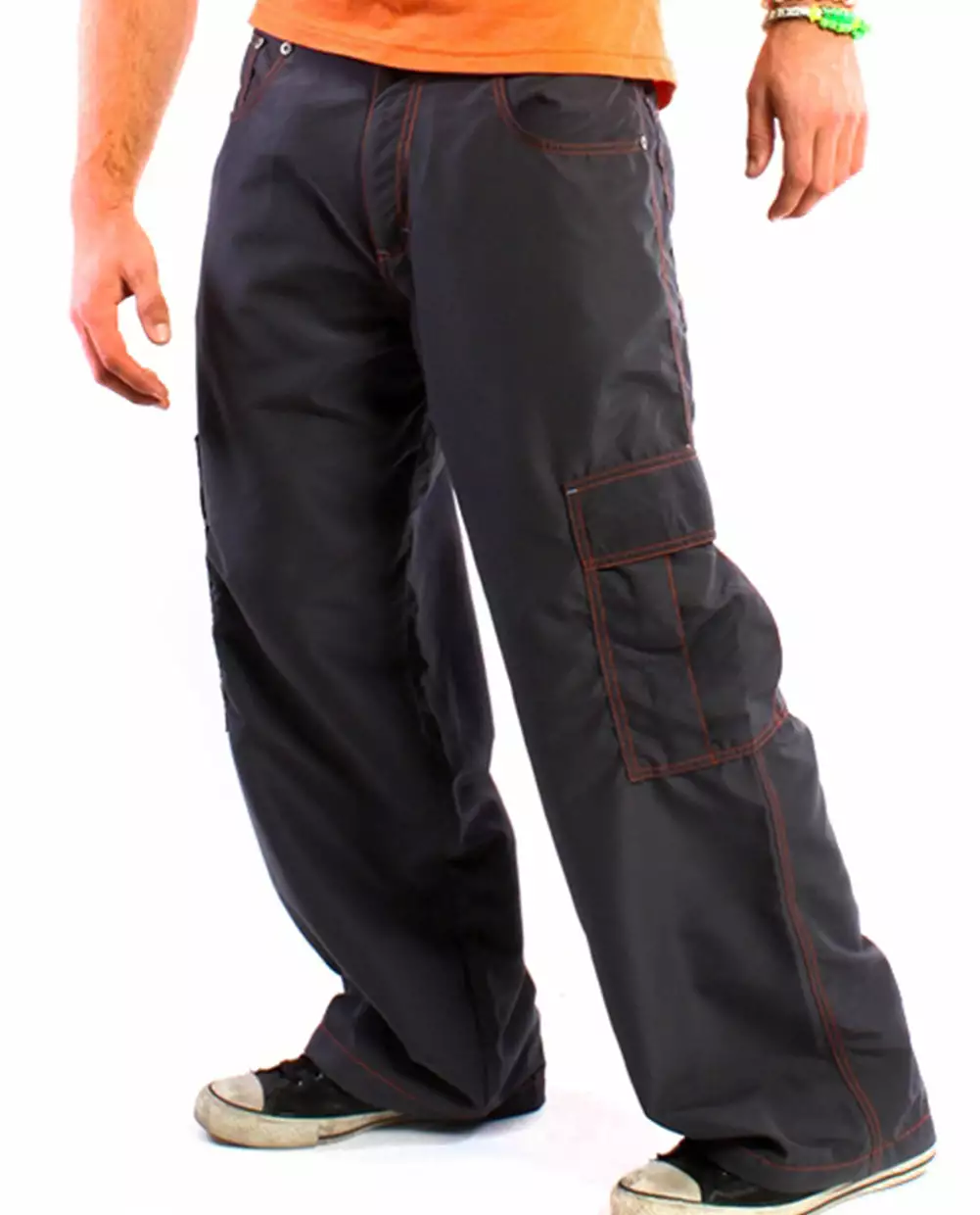 Bewild Kikwear 23" Microsuede Cargo Pants (Charcoal Grey) 4 Bewild Kikwear 23" Microsuede Cargo Pants (Charcoal Grey)