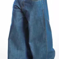 Bewild Store 10 Bewild Kikwear Jeans - Kikwear 32" Bottom Super Deluxe Wide Leg Pant (Blue Denim)