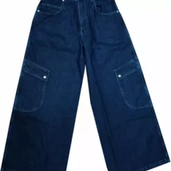 Bewild Kikwear Jeans - Kikwear 32" Bottom Wide Leg Pants (Blue Denim) 20 Bewild Kikwear Jeans - Kikwear 32
