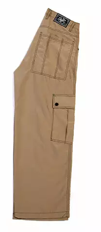 Bewild Kikwear Jeans - Khaki 23" Microsuede Cargo Pants 6 Bewild Kikwear Jeans - Khaki 23" Microsuede Cargo Pants