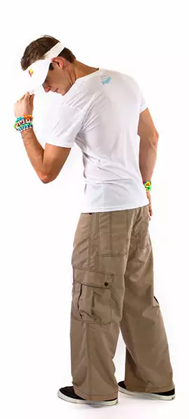 Bewild Kikwear Jeans - Khaki 23" Microsuede Cargo Pants 4 Bewild Kikwear Jeans - Khaki 23" Microsuede Cargo Pants