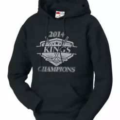 Bewild Sport Inspiration Kings Hockey 2014 Champions Champions Adult Hoodie