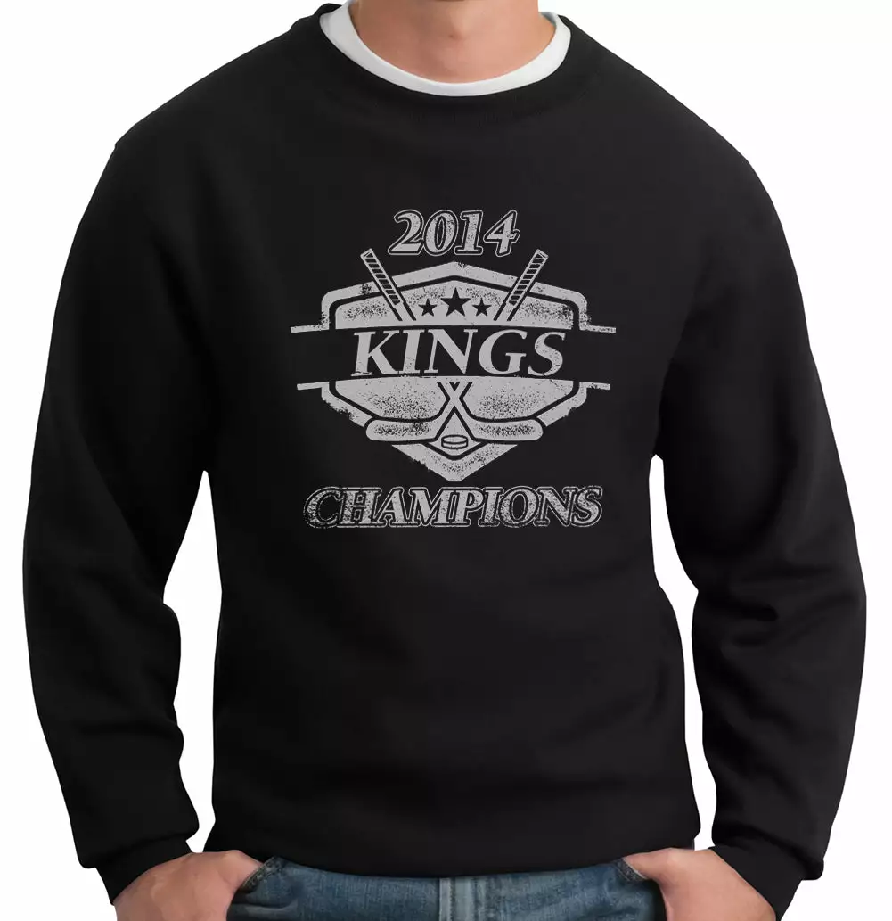 Bewild Sport Inspiration Kings Hockey 2014 Champions Champions Crewneck Sweatshirt 4 Bewild Sport Inspiration Kings Hockey 2014 Champions Champions Crewneck Sweatshirt