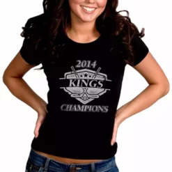 Bewild Kings Hockey 2014 Champions Champions Girl's T-Shirt Sport Inspiration
