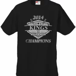 Bewild Sport Inspiration Kings Hockey 2014 Champions Champions Men's T-Shirt