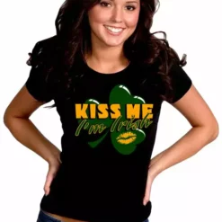 Bewild Kiss Me I'm Irish Shamrock Girl's T-Shirt St.Patricks Day 16 Bewild Kiss Me I'm Irish Shamrock Girl's T-Shirt St.Patricks Day
