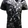 Bewild Konflic Big Cross Eagle All Over Print Mens T-Shirt (Black) 1 Bewild Konflic Big Cross Eagle All Over Print Mens T-Shirt (Black)