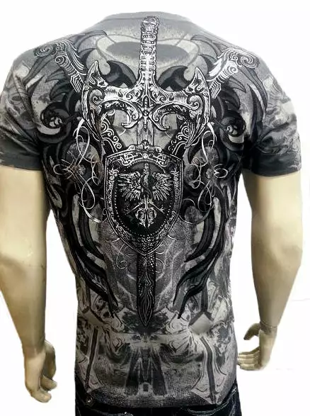 Bewild Konflic Celtic Cross T-Shirt (Charcoal Grey) 5 Bewild Konflic Celtic Cross T-Shirt (Charcoal Grey)