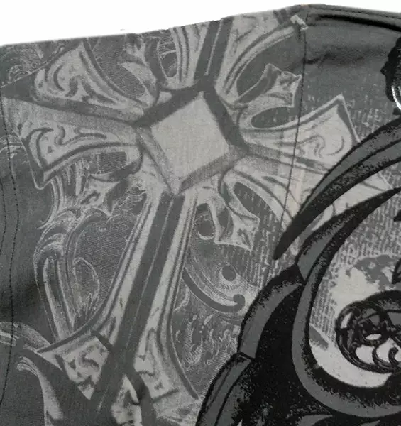 Bewild Konflic Celtic Cross T-Shirt (Charcoal Grey) 7 Bewild Konflic Celtic Cross T-Shirt (Charcoal Grey)