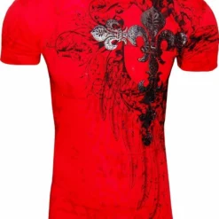 Bewild Konflic Giant Tribal Cross T-shirt (Red)