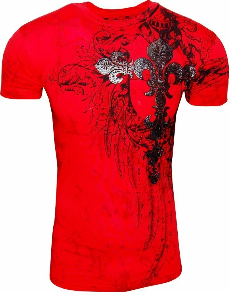 Bewild Konflic Giant Tribal Cross T-shirt (Red) 4 Bewild Konflic Giant Tribal Cross T-shirt (Red)
