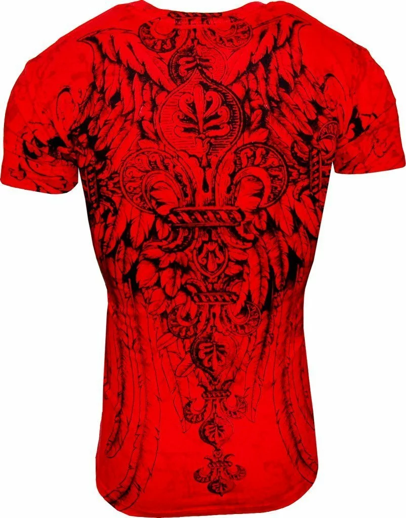 Bewild Konflic Giant Tribal Cross T-shirt (Red) 5 Bewild Konflic Giant Tribal Cross T-shirt (Red)
