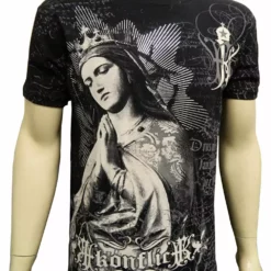 Bewild Konflic The Virgin Mary Men's T-Shirt (Black)