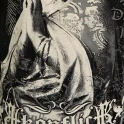 Bewild Konflic The Virgin Mary Men's T-Shirt (Black)