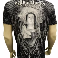 Bewild Konflic The Virgin Mary Men's T-Shirt (Black)