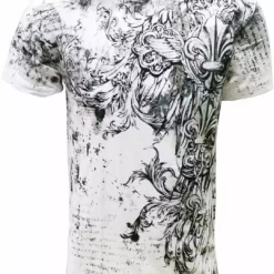 Bewild Konflic Triple Fleur De Lis T-Shirt (White)