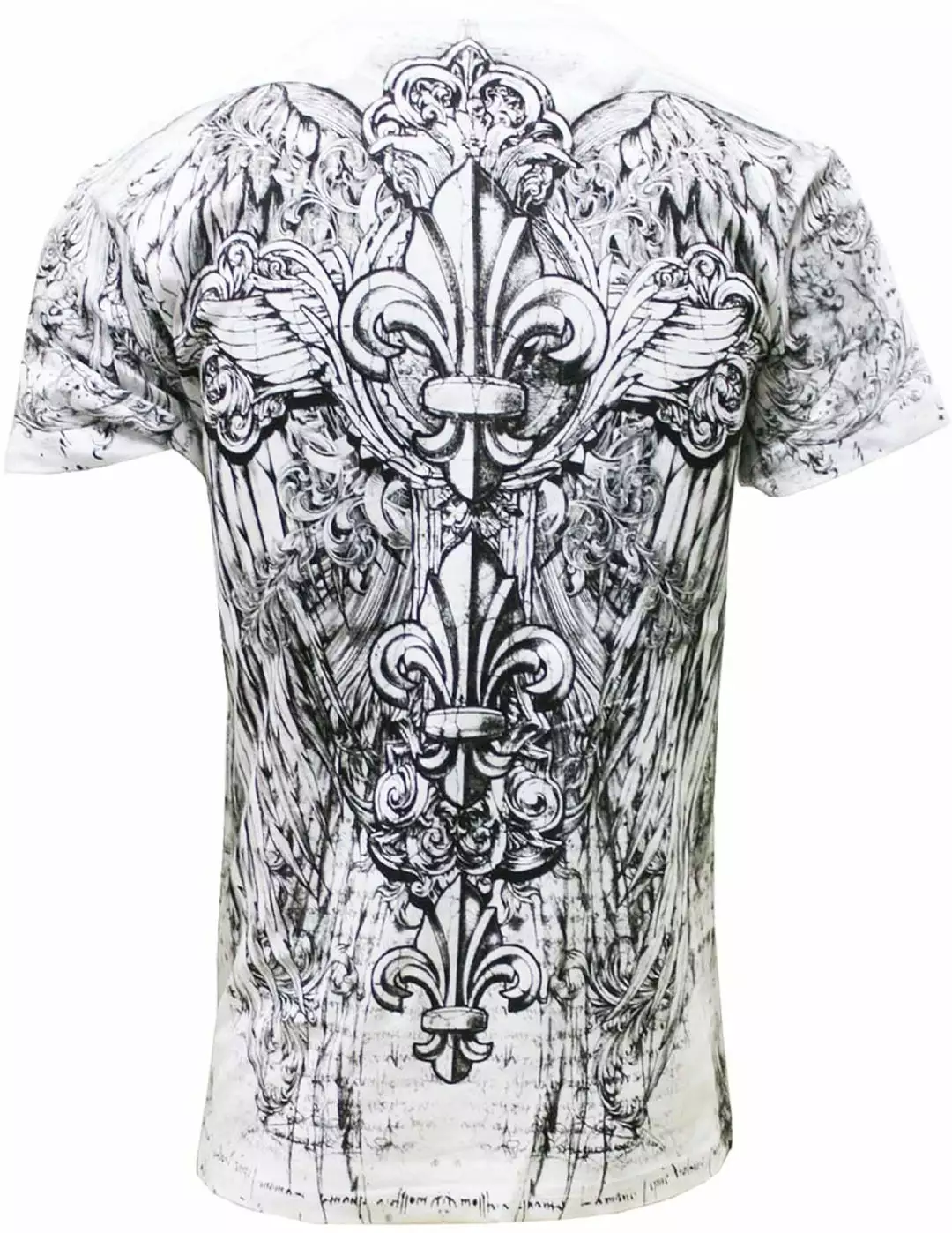 Bewild Konflic Triple Fleur De Lis T-Shirt (White) 5 Bewild Konflic Triple Fleur De Lis T-Shirt (White)