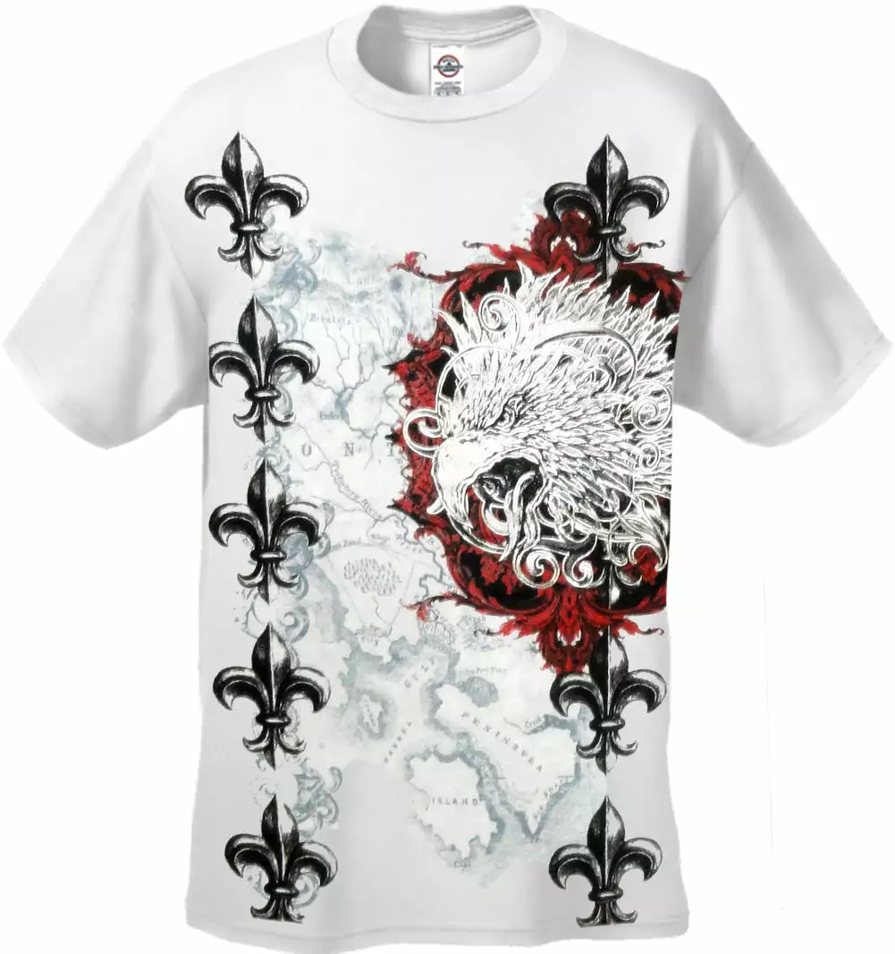 Bewild Konflic White Eagle Of Death Men's T-Shirt (White) 6 Bewild Konflic White Eagle Of Death Men's T-Shirt (White)