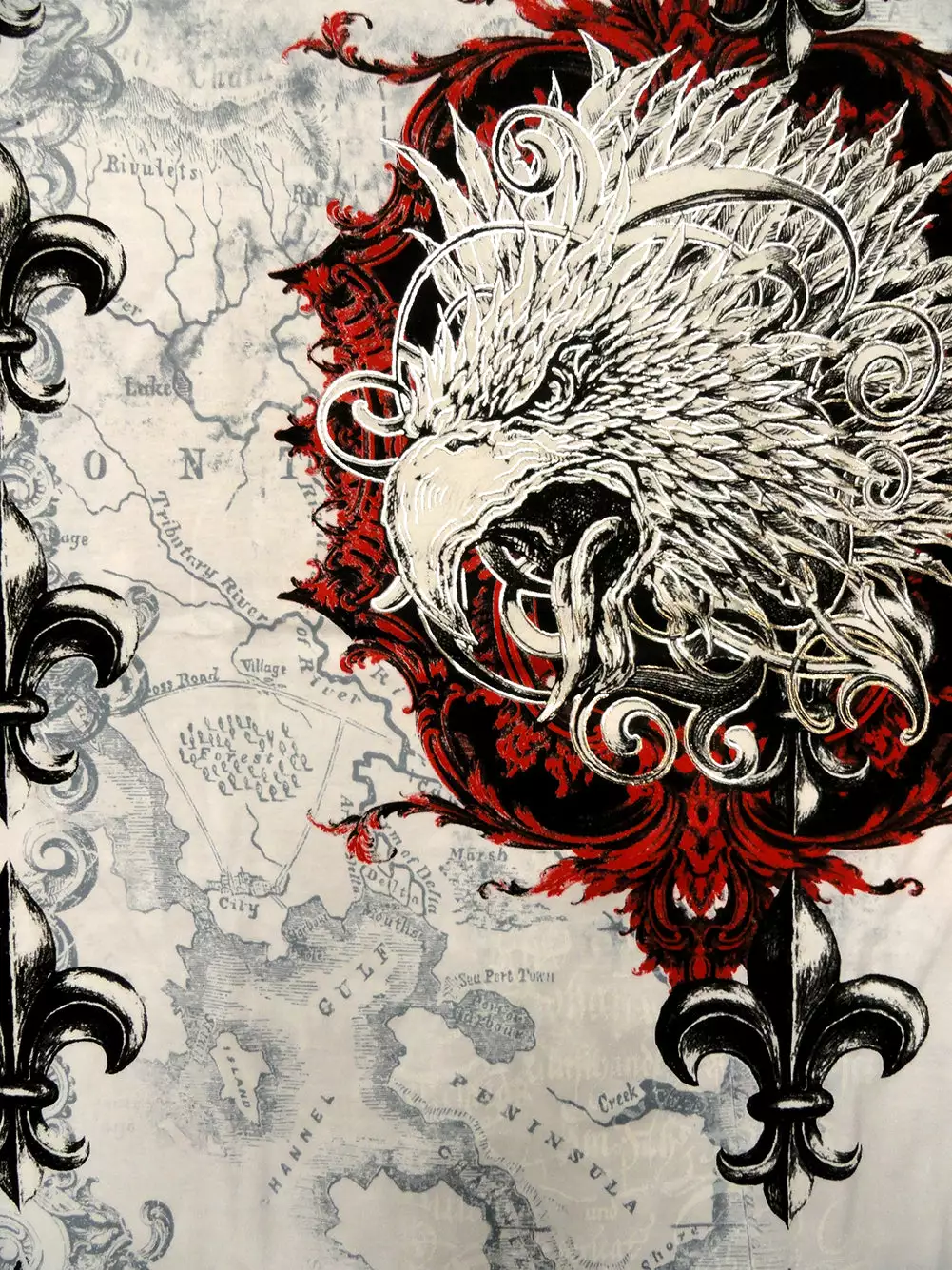 Bewild Konflic White Eagle Of Death Men's T-Shirt (White) 7 Bewild Konflic White Eagle Of Death Men's T-Shirt (White)