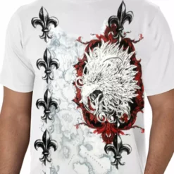 Bewild Konflic White Eagle Of Death Men's T-Shirt (White)