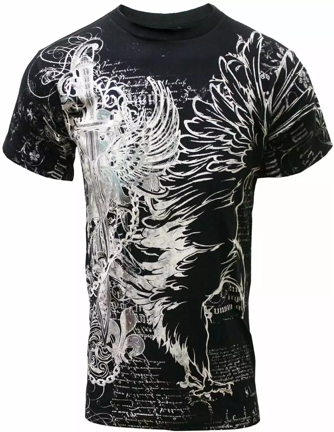 Bewild Konflic Winged Sword T-shirt (Black) 4 Bewild Konflic Winged Sword T-shirt (Black)