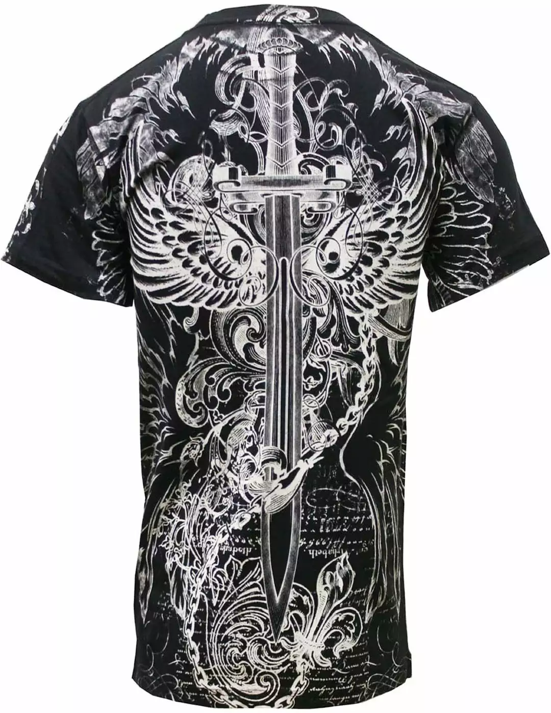 Bewild Konflic Winged Sword T-shirt (Black) 5 Bewild Konflic Winged Sword T-shirt (Black)