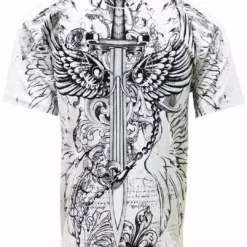 Bewild Konflic Winged Sword T-shirt (White)