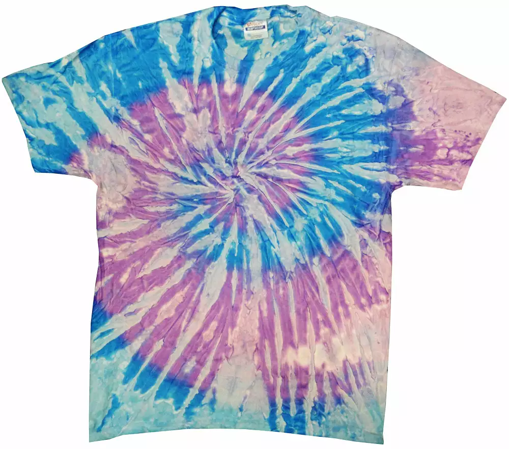 Bewild Tie Dye Tops Lavender Blue Tie Dye T-Shirt 3 Bewild Tie Dye Tops Lavender Blue Tie Dye T-Shirt