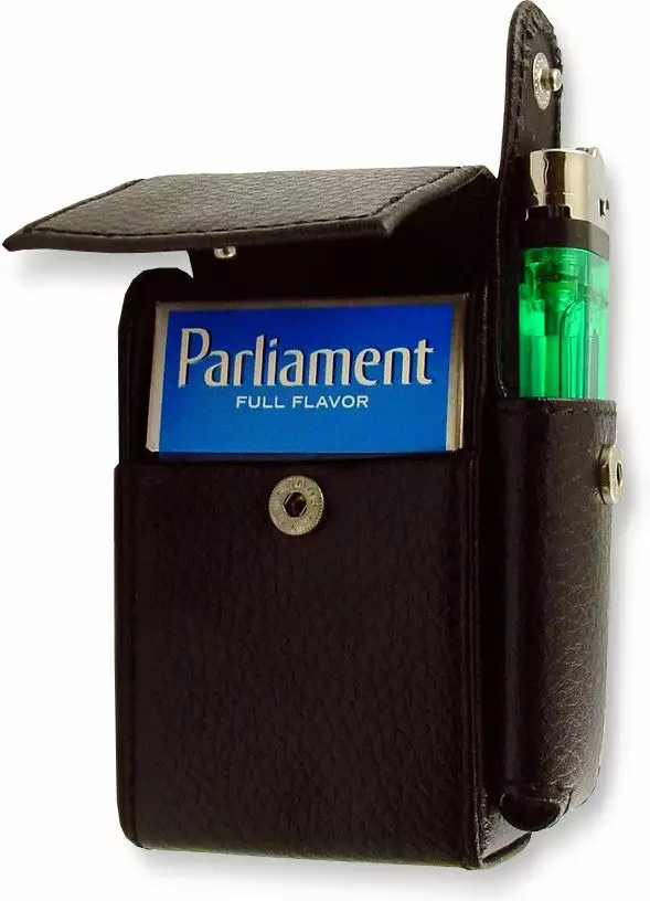 Bewild Leather Deluxe Cigarette And Lighter Case Belt Pouch (For Regular Size Only) 3 Bewild Leather Deluxe Cigarette And Lighter Case Belt Pouch (For Regular Size Only)