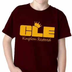 Bewild Lebron Kingdom Restored CLEveland Kid's T-shirt