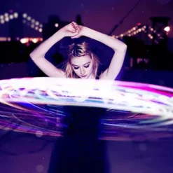 Bewild Neon & Black Light Accessories Led Hula Hoop - Light Up Rave And Dance Hula Hoop With 36 Led Lights 20 Bewild Neon & Black Light Accessories Led Hula Hoop - Light Up Rave And Dance Hula Hoop With 36 Led Lights