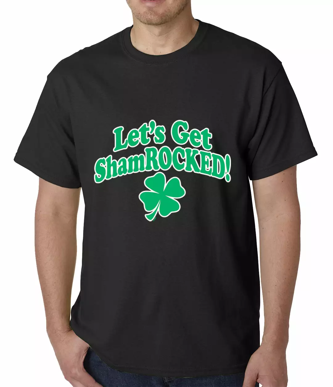 Bewild Let's Get ShamROCKED Funny Irish Mens T-shirt St.Patricks Day 4 Bewild Let's Get ShamROCKED Funny Irish Mens T-shirt St.Patricks Day