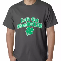 Bewild Let's Get ShamROCKED Funny Irish Mens T-shirt St.Patricks Day 15 Bewild Let's Get ShamROCKED Funny Irish Mens T-shirt St.Patricks Day