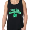 Bewild St.Patricks Day Let's Get ShamROCKED Funny Irish Tank Top