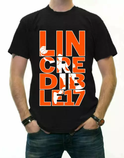 Bewild Sport Inspiration LINcredible Mens T-shirt, Lin-Credible, Jeremy Lin Sayings Basketball Player Men's Tee Shirt 7 Bewild Sport Inspiration LINcredible Mens T-shirt, Lin-Credible, Jeremy Lin Sayings Basketball Player Men's Tee Shirt