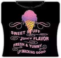 Bewild Cool Funny & Offensive Lip Smackin Good Girls T-Shirt (Black) 3 Bewild Cool Funny & Offensive Lip Smackin Good Girls T-Shirt (Black)