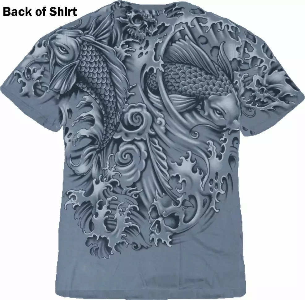 Bewild Liquid Blue "Koi Dreams" T-Shirt 5 Bewild Liquid Blue "Koi Dreams" T-Shirt