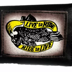 Bewild Wallets & Chains Live To Ride Ride To Live Genuine Leather Chain Wallet