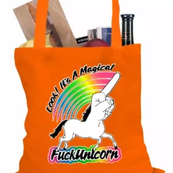 Bewild Look It's A Magical F*ckunicorn Funny Tote Bag Cool Funny & Offensive