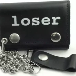 Bewild Wallets & Chains Loser Genuine Leather Chain Wallet