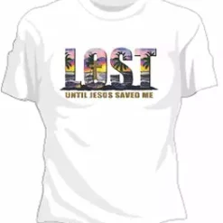 Bewild Lost Until Jesus Saved Me Girls T-Shirt Cool Funny & Offensive