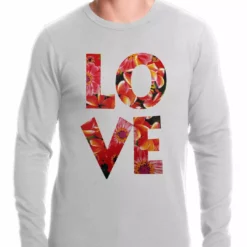 Bewild Love Floral Pattern Thermal Shirt 9 Bewild Love Floral Pattern Thermal Shirt