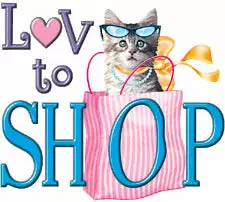 Bewild Cool Funny & Offensive Love To Shop Girls T-Shirt