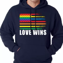 Bewild Love Wins - Gay Marriage Equality Adult Hoodie Positive Reinforcement