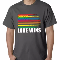 Bewild Love Wins - Gay Marriage Equality Mens T-shirt Say It Loud