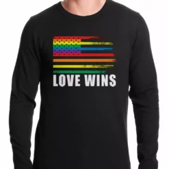 Bewild Love Wins - Gay Marriage Equality Thermal Shirt