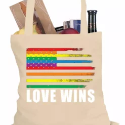 Bewild Love Wins - Gay Marriage Equality Tote Bag Positive Reinforcement 11 Bewild Love Wins - Gay Marriage Equality Tote Bag Positive Reinforcement