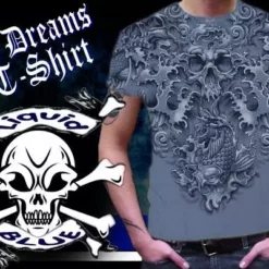 Bewild Liquid Blue "Koi Dreams" T-Shirt 21 Bewild Liquid Blue